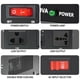 thumbnail image 4 of Transformador Convertidor De Voltaje De 2500 W 110 V A 220 V Boost 220 V A 110 V , Carcasa De aleación De Aluminio Para Mayor Confiabilidad, Interfaz Universal Con Múltiples, 4 of 7