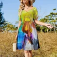 thumbnail image 4 of Vestido sin mangas Dragon's Lair Vestido de noche para mujer Ropa de mujer Vestido ropa vintage para mujer, 4 of 7