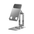thumbnail image 4 of Soporte para teléfono móvil Soporte para teléfono celular de aleación de aluminio (plata telescópica), 4 of 5