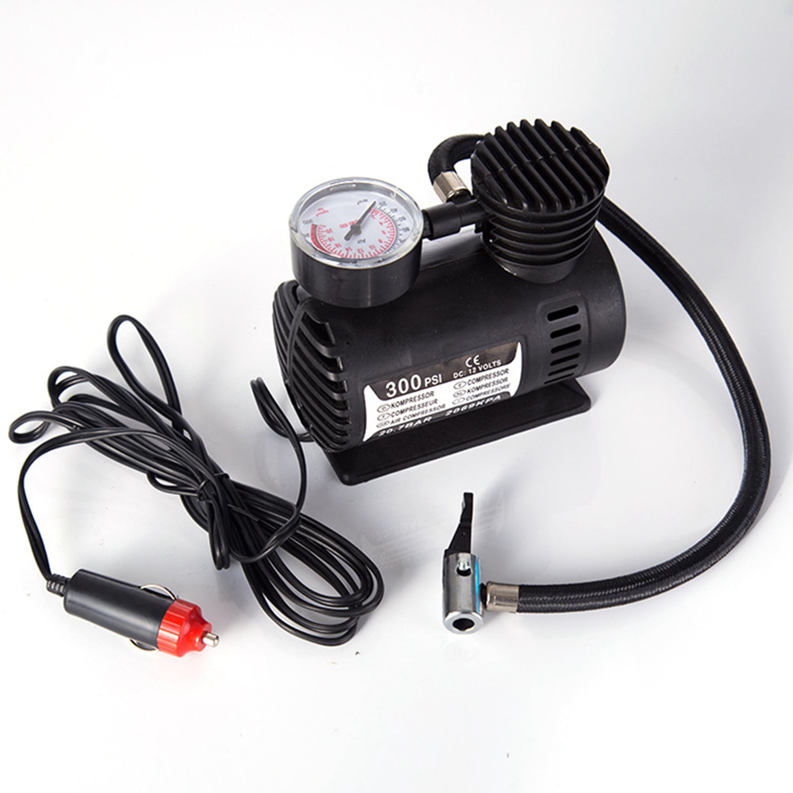 300PSI 12V Mini Air Compressor Auto Car Electric Tire Air Inflator Pump Mini Air Compressor