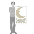 thumbnail image 3 of Moon and Stars Night Sky Vinyl Wall Art Decal Sticker Design for Nursery Room DIY Mural Decoration, 3 of 4