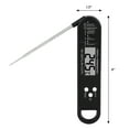 thumbnail image 5 of Digital Meat Thermometer, Foldable Instant Read Food Thermometer, Cooking Thermometer for Home and Kitchen, Turkey, and Beef Black,6.0x1.3x0.7 inch, 5 of 5