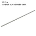 thumbnail image 2 of Unique Bargains Tige Entièrement Filetée M3 x 120 mm en Acier Inoxydable 304, Filets à Droite, Lot de 15, 2 of 4