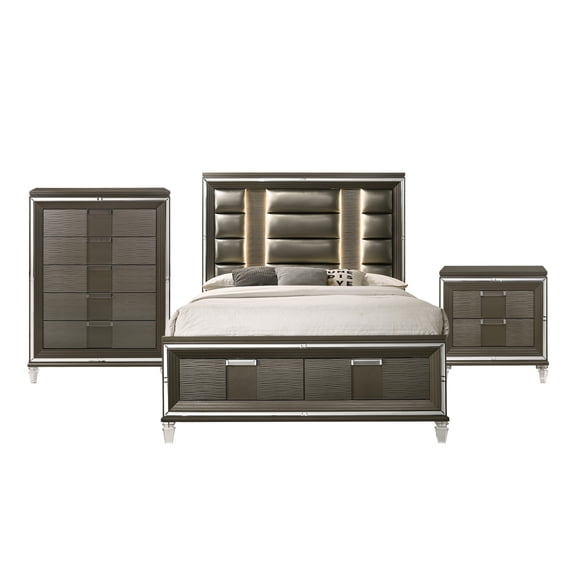 Picket House Furnishings Charlotte King Storage 3PC Bedroom Set