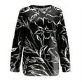 thumbnail image 5 of Sweatshirt for Women Long Sleeved Leopard Printed Crewneck Pullover Fall Outfits Casual Comfy Y2k Tops 2025, 5 of 5