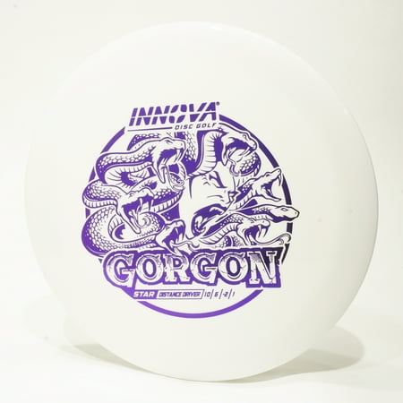 Innova Star Gorgon Disc Golf Distance Driver Pick Color/Weight [Stamp & Exact Color May Vary] White 173-175 grams