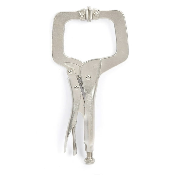 Locking Clamp, 11 in, Swivel Pads