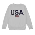 thumbnail image 7 of DondPO Hoodies for Women Oversized USA Sweatshirt Women's Long Sleeve Casual Pullover Sweatshirt for Women Oversized Sweatshirt for Women Gray L, 7 of 7