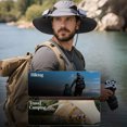 thumbnail image 4 of Kugisaki Sun Hat with Fans Solar Power Fan Wide Brim Sun Hat Fishing Essentials for Hiking Beach Summer Outdoor, 4 of 5