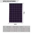 thumbnail image 6 of Sigee Purple Black Plaid for Live Happy Decorative Small Garden Flag,Double Sided Yard Flags Holiday Garden Flags for All Seasons, 6 of 9
