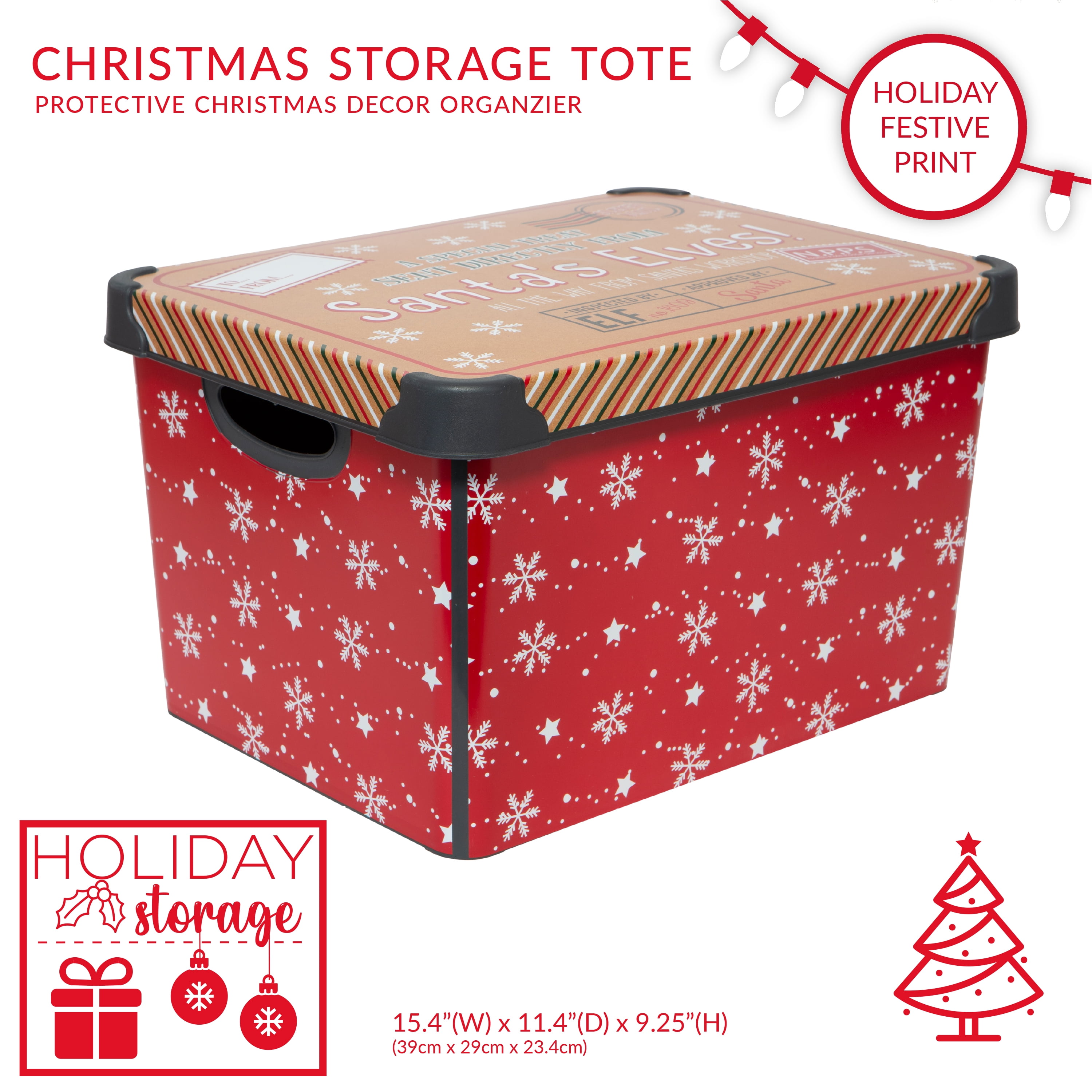 Christmas storage totes walmart deals