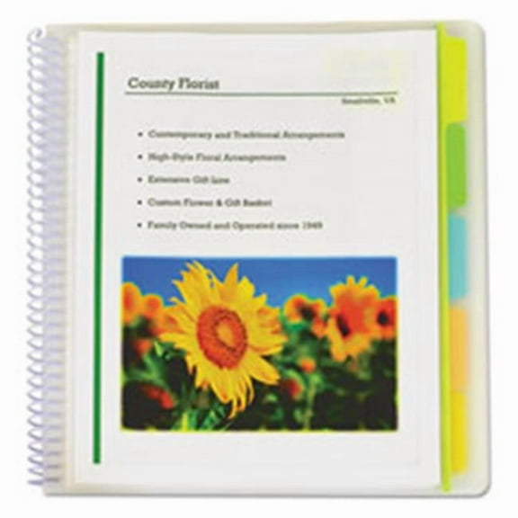 C-Line Products, Inc  Folder,10-Pkt Poly Port