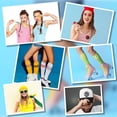 thumbnail image 4 of Iron On Patches Juinte Smile Face Neon Chenilla, 5 cm, 24 unidades, 4 of 6