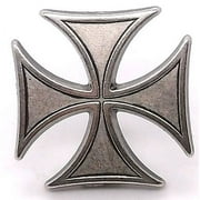 Maltese Cross Concho Snap Cap Set Antique Nickel 1" 1265-23