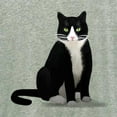 thumbnail image 3 of CafePress - Black And White Tuxedo Cat - Women's Nightshirt, 3 of 4