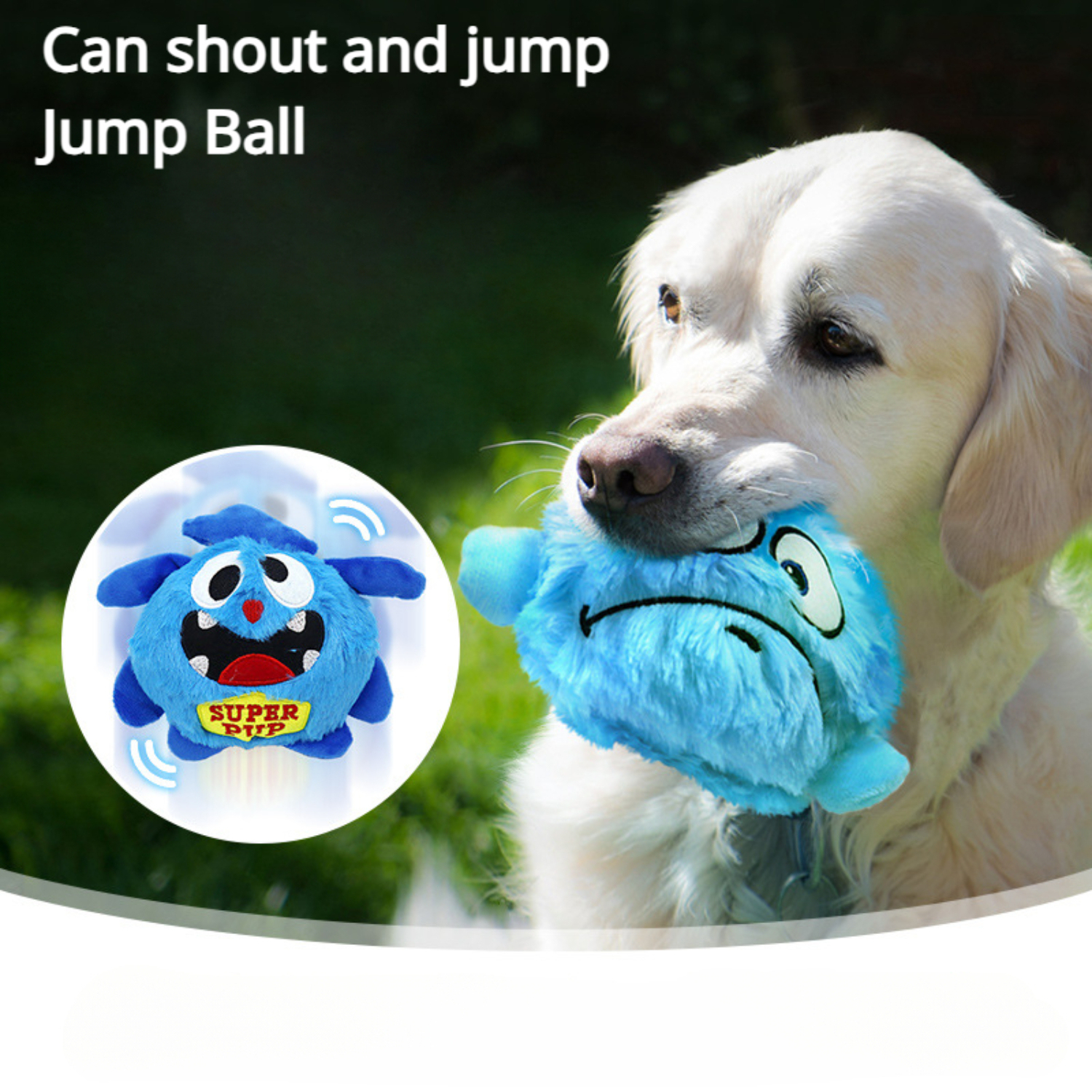 Interactive Swinging Plush Dog Toy - Fun Electronic Sound Toys for Dogs ...