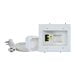 DataComm Electronics - Recessed Pro-Power Kit with Straight Blade Inlet - White