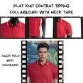 thumbnail image 5 of Unisex Polo Jazzy – Contrast with Panels, 5 of 7