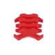 thumbnail image 2 of Estabilizador de extremidades de arco compuesto de 2 piezas amortiguador de Likrtyny goma elástico en forma de cangrejo absorción de impacto para accesorios de caza de flecha, 2 of 8