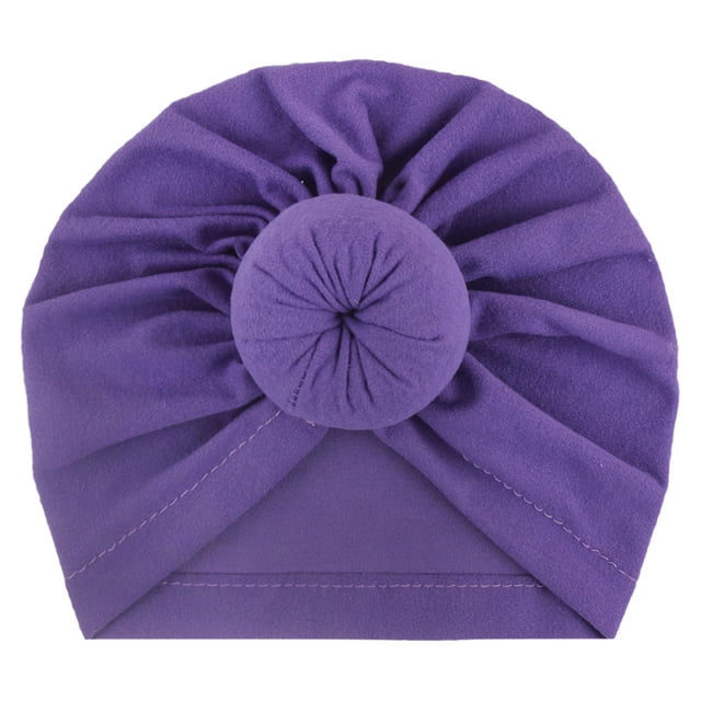 Chapeau Turban Élastique Noué Solide pour Tout-Petits Garçons Filles
