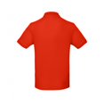 thumbnail image 3 of B&C - Polo modelo Inspire para hombre (Rojo Llama), 3 of 3