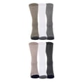 thumbnail image 4 of Chaps Athletic Half Cushion Crew 6-Pack Men's, Sock Size 10-13, 4 of 5