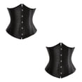 thumbnail image 1 of maskred Vêtements de Forme Corset à Lacets pour Femmes et Confortable Noir M 2Set, 1 of 6