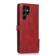 thumbnail image 4 of JTCASES for Samsung Galaxy S24 Ultra Wallet Case, Detachable Back Magnetic Closure 2-in-1 Shockproof Purse Cover with Card Slots, Faux PU Leather Flip Stand Wristlet Strap Shockproof Cover, Red, 4 of 16