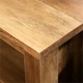 thumbnail image 5 of 70 inch Wood Media TV Stand Storage Console in Rustic Oak, 5 of 7