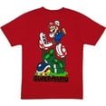 thumbnail image 2 of Nintendo Super Mario Bros. Boys Mario Kart & Friends Graphic Short Sleeve T-Shirts 2 Pack (Sizes 4-16), 2 of 5