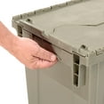 thumbnail image 5 of Global Industrial Plastic Attached Lid Shipping & Storage Container 18""L x 13"", 5 of 6