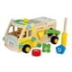 thumbnail image 3 of Juguete de construcción de madera con tuercas y tornillos para niños, juego de simulación, motricidad fina Camión de basura, 3 of 9