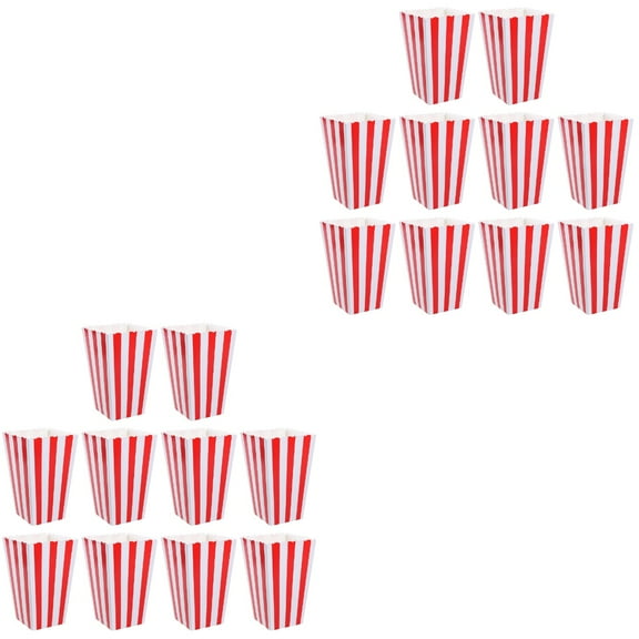 Movie Theme Birthday Party Supplies Small Popcorn Boxes 20 Pcs Paper Carton Containers Event Decor