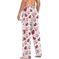 thumbnail image 6 of HPINK-T Red Heart Men's Sleep Pajama Pants Sleep Bottoms Pj Lounge Pant Sleepwear, 6 of 13
