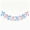 Multicolor, variant on Dalang 8PCS Multicolor Satin Bow Garlands Strung Ribbon Hanging Ornaments for Party Bridal Shower Birthday Wall Window Decor