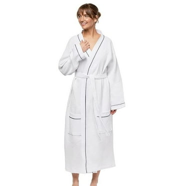 Kaufman - Bathrobe Waffle Kimono Robe 100% Cotton - Luxurious, Soft, Plush - Unisex/One Size Fits Most