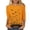 C58-NSLGXD Yellow Tops for Women, variant on NSLGXD Plus Size Women's Tshirts 3/4 Sleeve Crew Neck Black Bats Print Spooky Halloween Lightweight Tees S-5XL