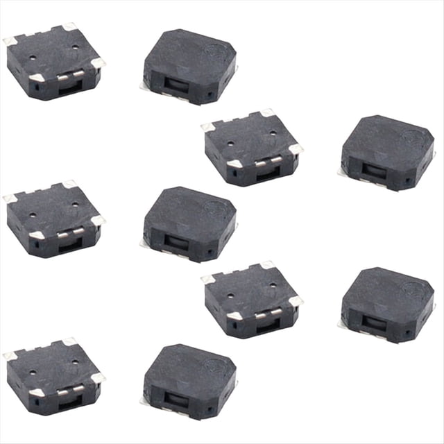 10 Zumbadores Magnéticos Pasivos SMD 7525 de 7,5 X 7,5 X 2,5