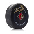 thumbnail image 1 of Jake Sanderson Autographed Ottawa Senators Official Game Puck, 1 of 2