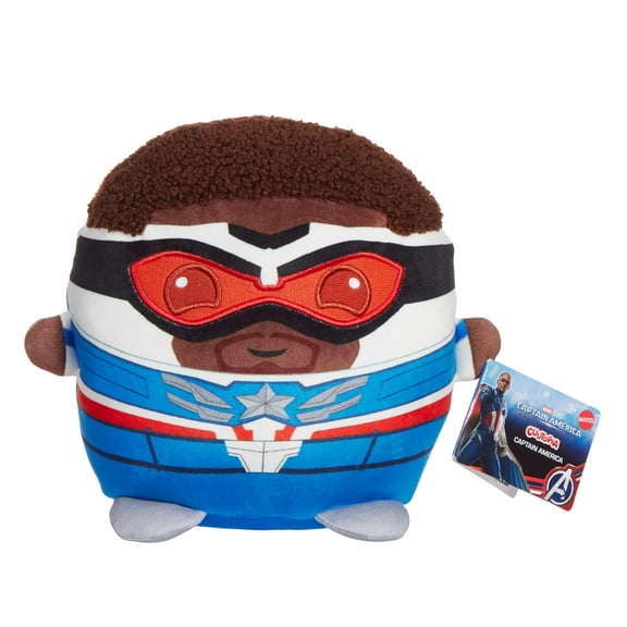 Marvel Cuutopia Captain America: Brave New World Plush Toy, 7-inch Collectible Soft Doll