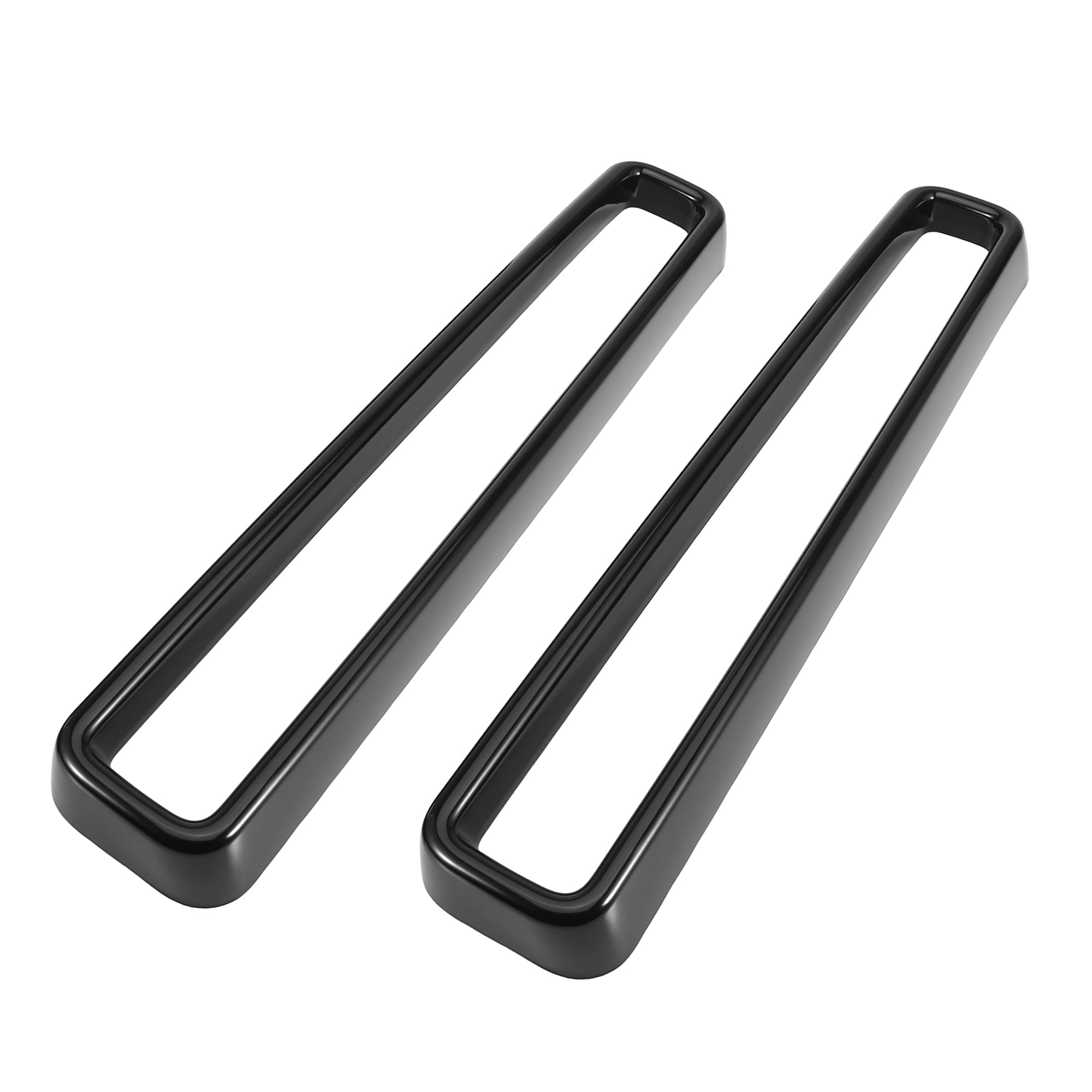 Unique Bargains 1 Set Black Front Grill Insets Trim Cover for Dodge Challenger 2015-2020