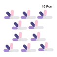 thumbnail image 2 of CHUANK 10pcs 4 in 1 Nail Files Rotatable Nail Art Polisher Manicure Sanding Strip Rasps for Home Nail Shop, 2 of 7