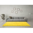 thumbnail image 3 of Ahgly Company Machine Washable Indoor Rectangle Persian Yellow Traditional Area Rugs, 2' x 4', 3 of 4