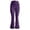 104Purple510, variant on CAIVO Bootcut Flared Yoga Leggings for Women High Waist Solid Color Full Length Stretchy Casual Athletic Pants for Travel Gym Daily Life Running Fitness Trousers , Khaki