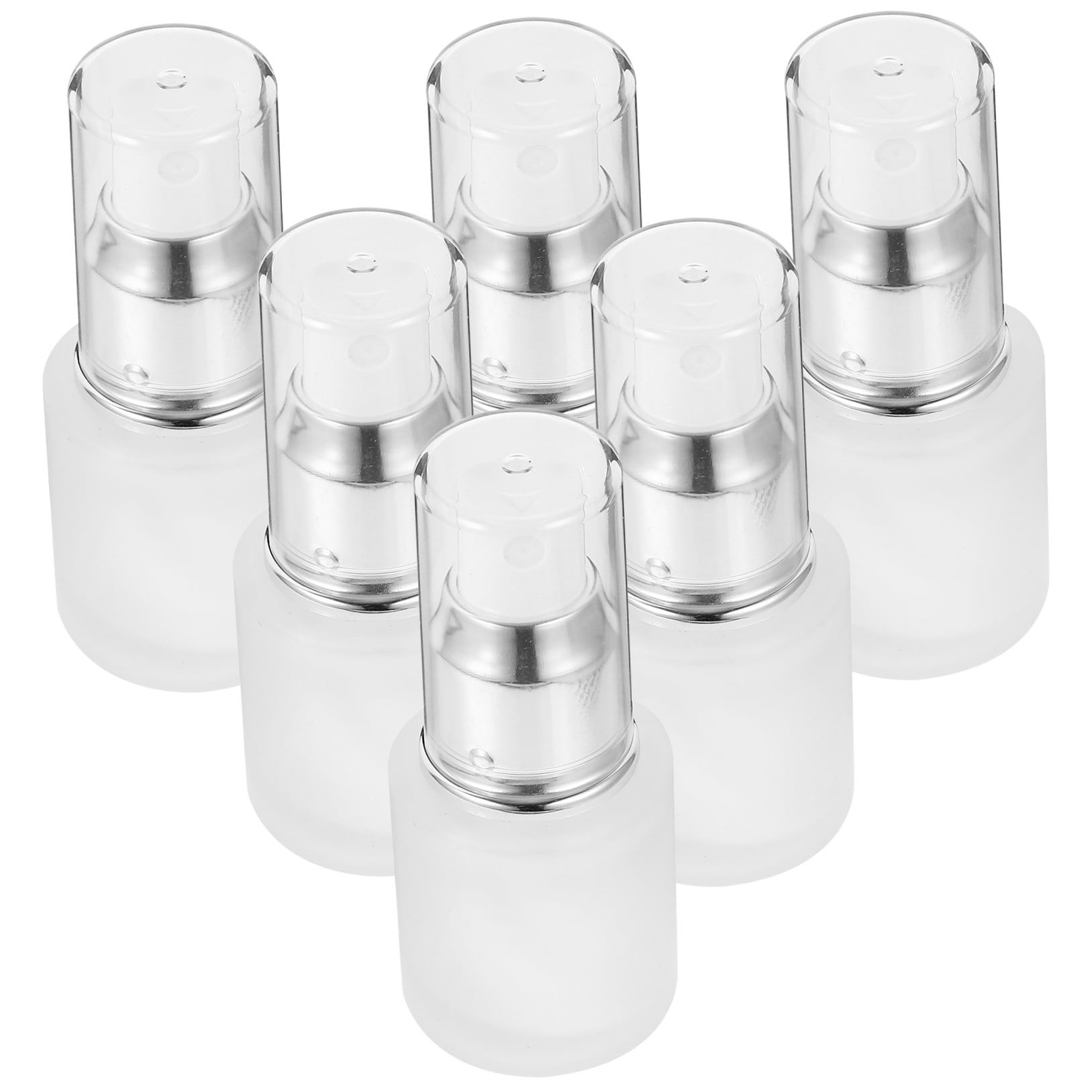 OUNONA  6 Pcs Push Type Lotion Bottle Home Travel Containers