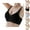 Black, variant on Sports Bras for Women Cooling Seamless Push Up No Underwire Racerback Lightweight Athletic Bralettes Workout Bra