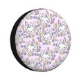 thumbnail image 1 of Balery Purple Rabbit Cubiertas para Neumáticos - Protector Resistente para Neumáticos de Camioneta, SUV, Remolque, Camper y RV-17 inch, 1 of 6