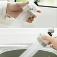 thumbnail image 4 of Mistaha 2 Pcs Faucet Supercharger Movable Kitchen Tap Head ABS Faucet Spray Head Tap Splash, 4 of 8