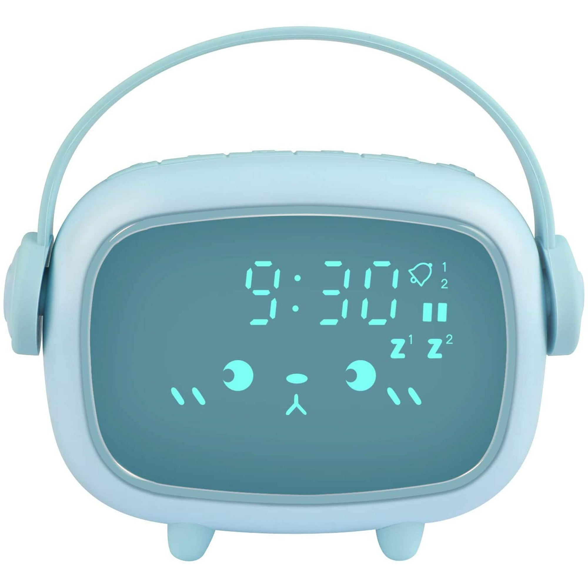 Kids Alarm Clock, Rabbit Digital Clock With Night Light, Timer Snoozing