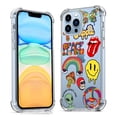 thumbnail image 1 of Hippie Elements Collage Clear Case for iPhone 11 Pro Max,Aesthetic Art Design Case for Men Women,Unique Soft Transparent TPU Bumper Case Cover, 1 of 4